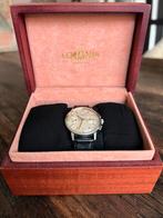 Zeldzame Lemania 105 Chronograaf – Jaren '50 incl doos, Overige merken, Staal, Met bandje, Polshorloge