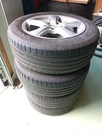 Zomerbanden met lichtmetalen velgen - Toyota Avensis, Ophalen, Gebruikt, 16 inch, Banden en Velgen