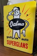 Emaille Reclamebord Valma auto poets, Ophalen, Gebruikt, Reclamebord