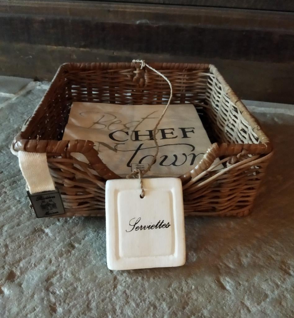 Nieuw: Rivièra Maison Servethouder Incl Servetten, Ophalen of Verzenden, Nieuw