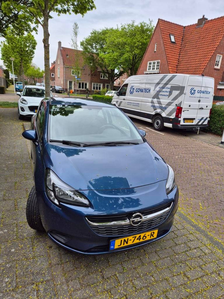 Opel Corsa 1.2 16V 3D 2015 Blauw, Auto's, Voorwielaandrijving, 40 €/maand, Blauw, 1229 cc