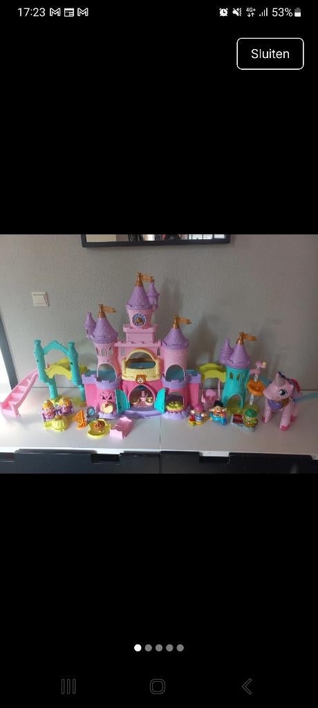 Vtech vrolijke vriendjes magisch droomkasteel., Ophalen of Verzenden, Zo goed als nieuw, 2 tot 4 jaar