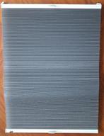 Drie Duette Luxaflex Plisse gordijnen, Gebruikt, 100 tot 150 cm, Grijs, 50 tot 100 cm