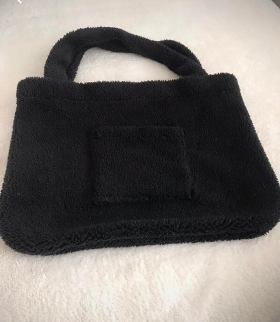 Mom bag  Tas  zwart teddy, Computers en Software, Laptoptassen, Zo goed als nieuw, Rugzak, 15 inch, Ophalen of Verzenden