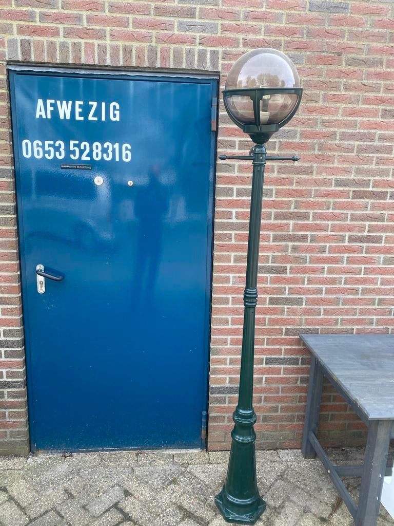 Klassieke lantaarnpaal new old stock! 215CM hoog, Tuin en Terras, Buitenverlichting, Ophalen, Zo goed als nieuw