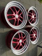 2 delige rh zw6 in 8,5 en 9,5 x 18 steek 5x112, Gebruikt, Velg(en), Overige, Overige maten