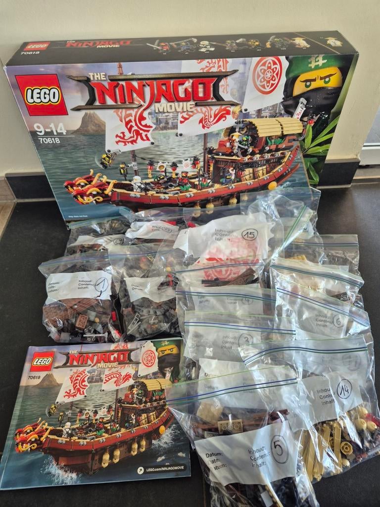 Lego ninjago, Ophalen of Verzenden, Zo goed als nieuw, Complete set, Lego