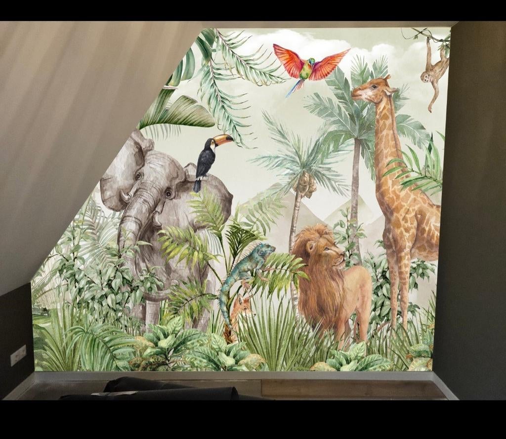 Airtex Fotobehang Jungle 354x256 cm, Ophalen, Minder dan 10 m²