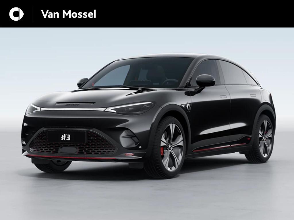 smart #3 BRABUS / Stoelverwarming / Halo Roof / 360°-camera, Auto's, Smart, Automaat, Verblindingsvrij grootlicht, 428 pk, Alcantara