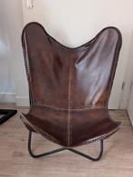 Leather Lounge chair, Huis en Inrichting, Fauteuils, Ophalen, Zo goed als nieuw