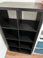 Kallax 8 vaks open kast vakkenkast 4x2 zwart Ikea, Ophalen, 5 laden of meer, 100 tot 150 cm, 50 tot 100 cm