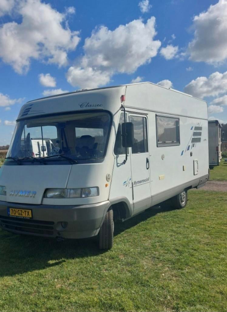 Hymer B 584 Classic – Krachtige 2.8 JTD – Compact (6m), Caravans en Kamperen, Integraal, Particulier, Hymer, Tot en met 4