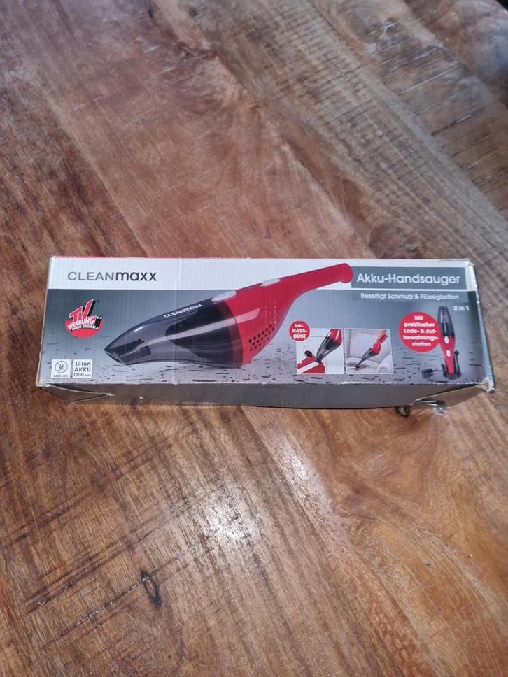 CLEANmaxx Kruimelzuiger - Draadloos & Krachtig, Witgoed en Apparatuur, Stofzuigers, Nieuw, Kruimeldief, Reservoir, Ophalen of Verzenden