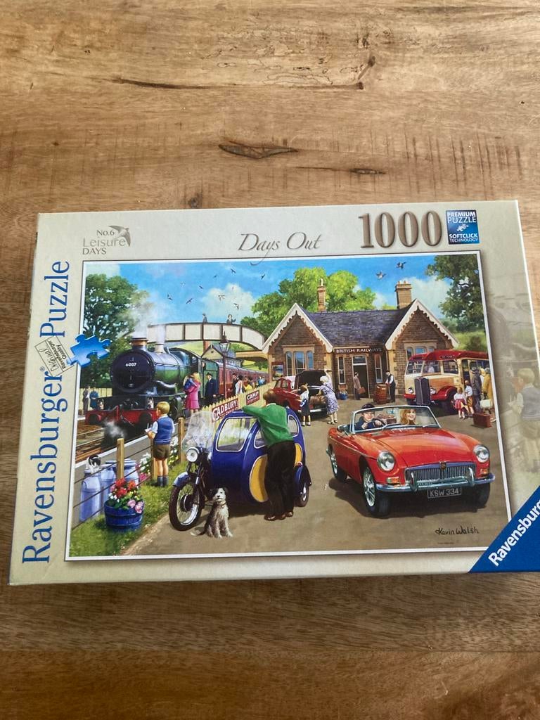 Ravensburger puzzel, days out, 1000 stukjes, Hobby en Vrije tijd, Denksport en Puzzels, Ophalen of Verzenden, 500 t/m 1500 stukjes