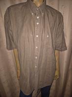 Bruin met korte mouwen Overhemd van paul stuart maat XL, Bruin, Ophalen of Verzenden, Zo goed als nieuw, Halswijdte 43/44 (XL)
