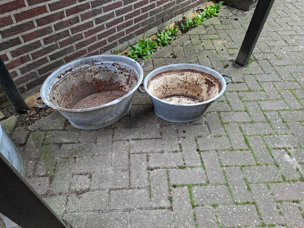 Zink, Ophalen, Gebruikt, Minder dan 30 cm, Rond