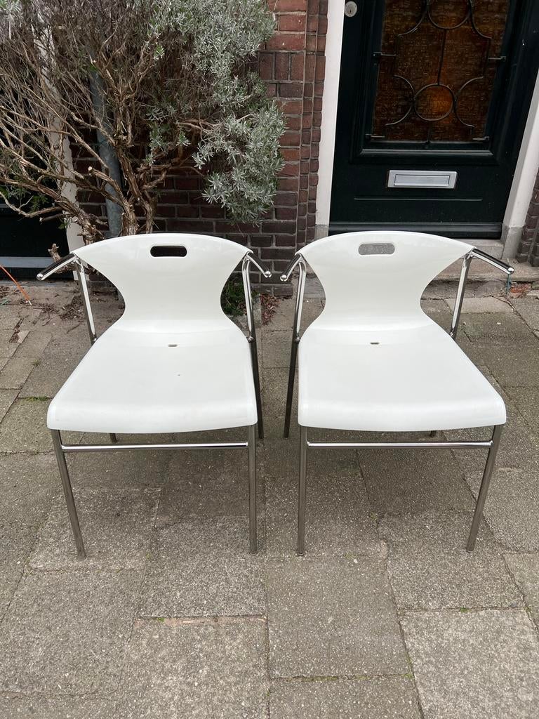 Vintage Ikea Elmer wit Hagberg set/2, Ophalen, Twee, Wit, Design
