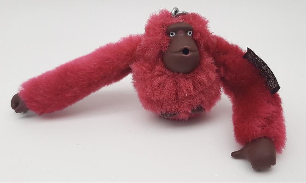 Kipling Donker roze Aapje Anna sleutelhanger, Verzamelen, Ophalen of Verzenden, Gebruikt