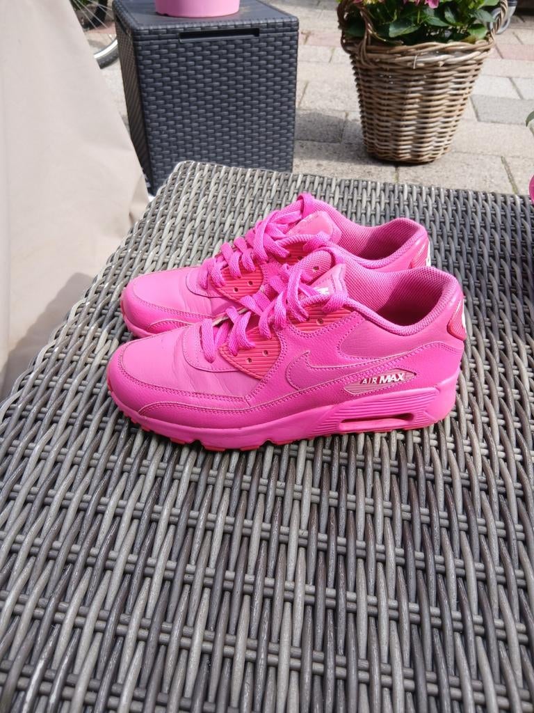 Zgan roze Nike Air Max 90  sneakers mt 38,5, Ophalen of Verzenden, Zo goed als nieuw, Roze, Sneakers of Gympen