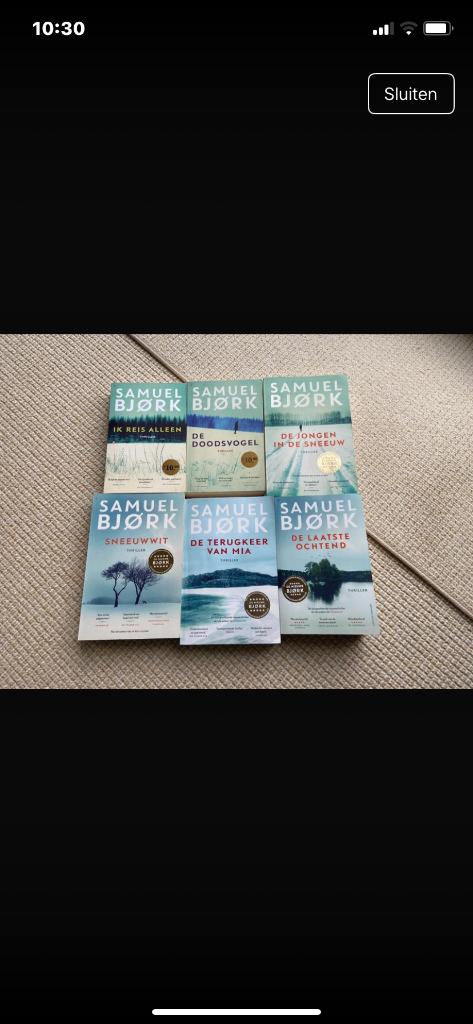 Serie Samuel Björk, Ophalen of Verzenden, Zo goed als nieuw, Samuel Bjork, Nederland