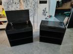 2 Schoenenkastjes met Zitje - Gebruikte Staat, Huis en Inrichting, Kasten | Schoenenkasten, Ophalen, Gebruikt, Modern