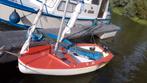 Oostzee Jol zeilboot + strandtrailer + motor, fluisterboot, Watersport en Boten, Open zeilboten, Ophalen, Gebruikt, Overige typen