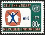 Indonesië 738 zegel gezondheid., Verzenden, Postfris, Oost-Azië