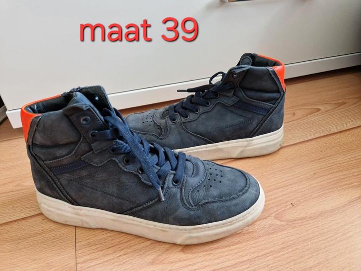 Veterschoen boots maat 39 merk Hip leer, Kinderen en Baby's, Kinderkleding | Schoenen en Sokken, Zo goed als nieuw, Schoenen, Jongen