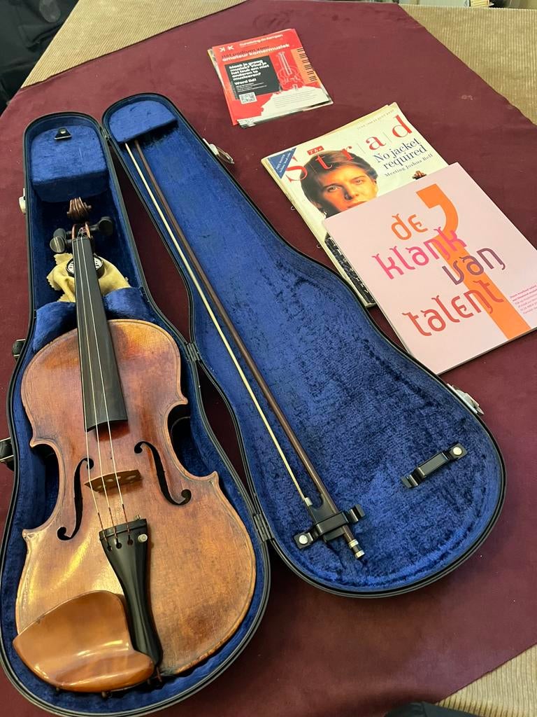 4/4 VIOOL. —. SAKSEN. -/ GERMANY. —. 1900., Muziek en Instrumenten, Strijkinstrumenten | Violen en Altviolen, Ophalen of Verzenden