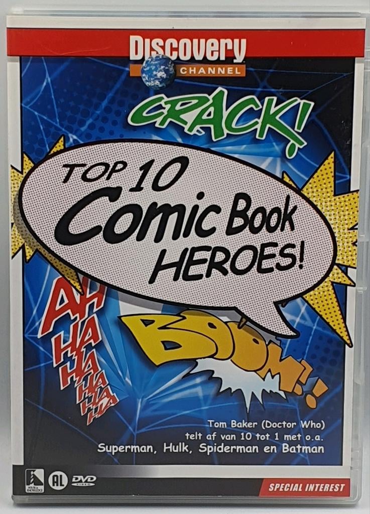 Te koop: Discovery Channel: Top 10 Comic Book Heroes DVD, Alle leeftijden, Ophalen of Verzenden, Gebruikt, Overige typen