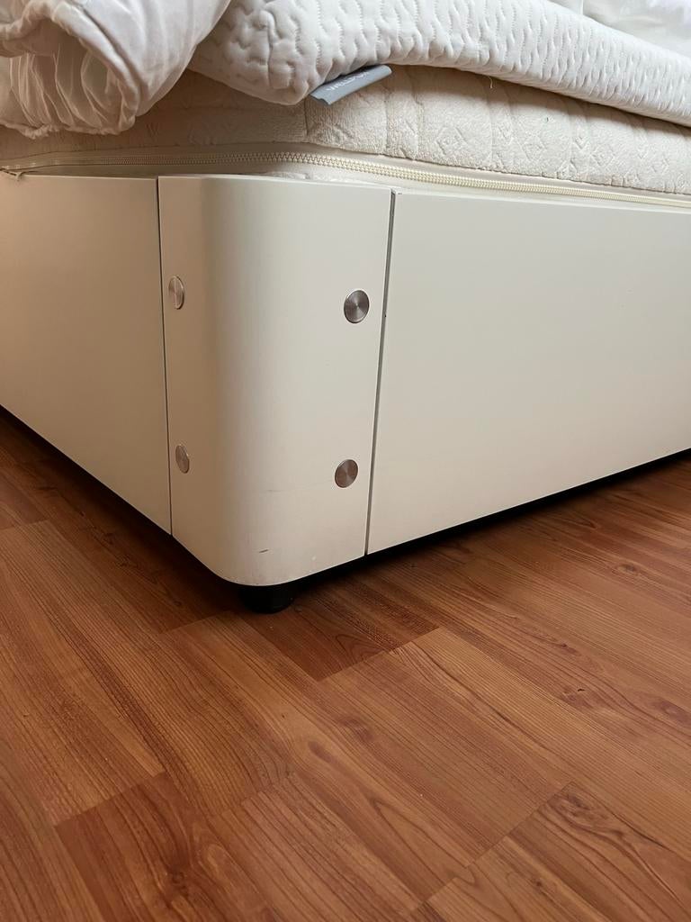 Auping Auronde met hoofdbord en nachtkastjes, Huis en Inrichting, Slaapkamer | Boxsprings, Ophalen, Gebruikt, Tweepersoons, 160 cm