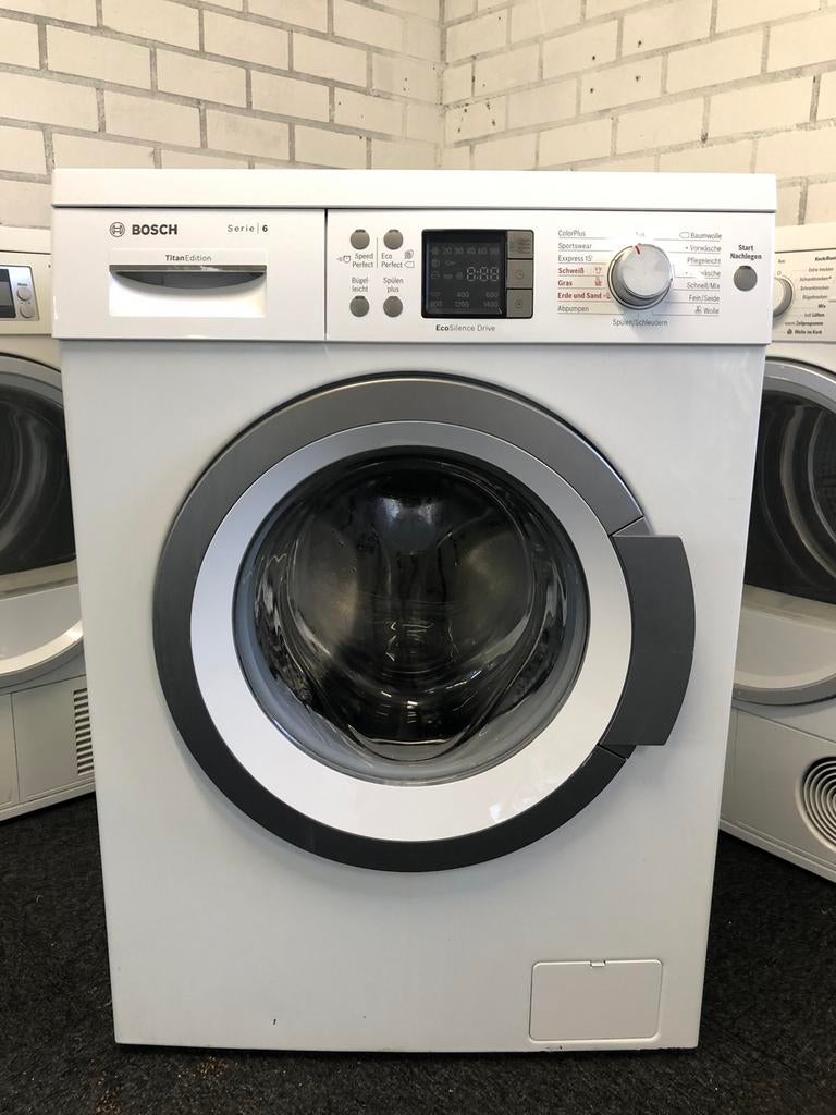 €249 8kg A+++ wasmachine Bosch Serie6 MET GARANTIE OPHALEN, Ophalen, Minder dan 85 cm, 8 tot 10 kg, Kort programma