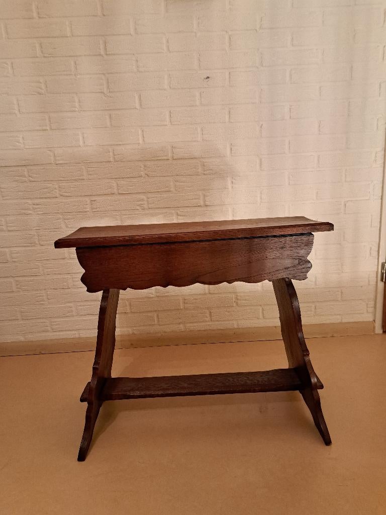 eikenhouten pianobank, Ophalen, Zo goed als nieuw, Piano