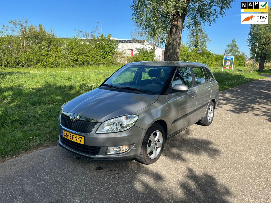 Skoda Fabia Combi 1.2 TDI Greenline 1e Eigenaar Airco Cruise, Auto's, Skoda, Voorwielaandrijving, Euro 5, Stof, Zwart