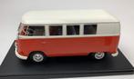 JSN Atlas 1:24 Volkswagen Combi T1 1960 rood wit in blister, Overige merken, -, Nieuw, Ophalen of Verzenden