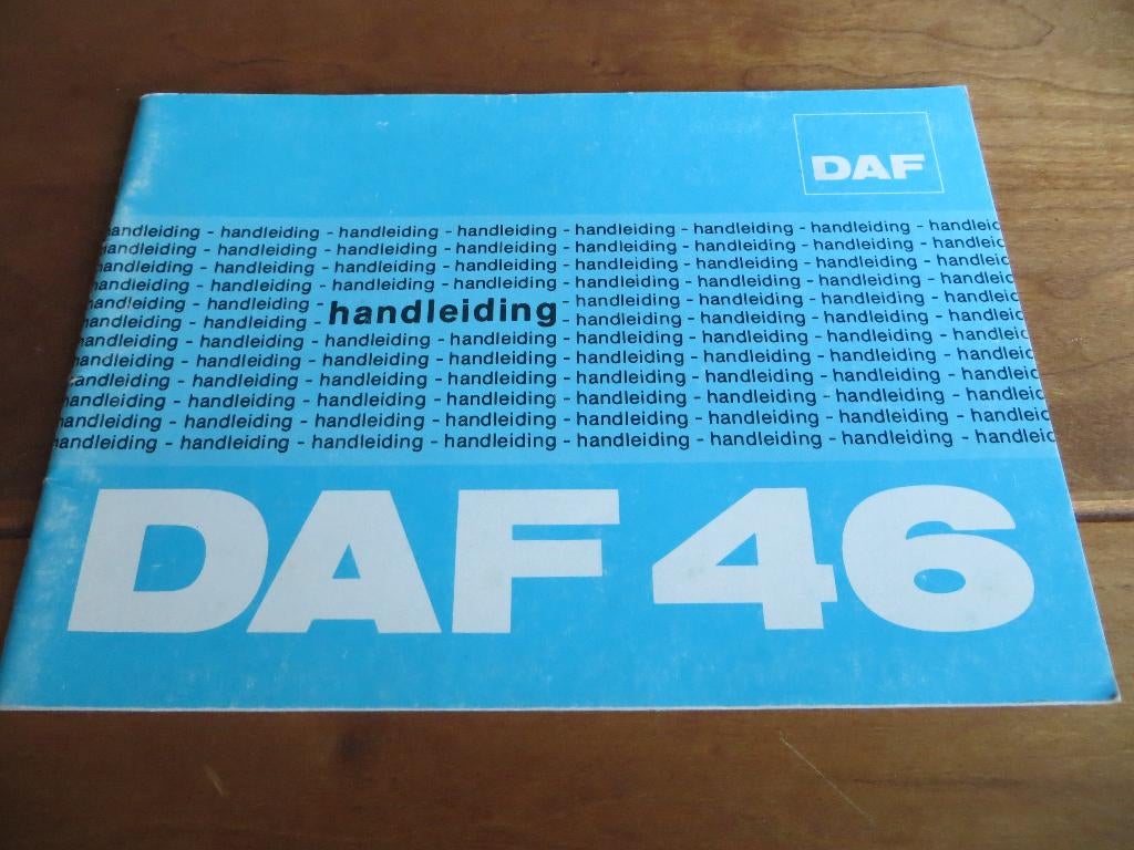 Instructieboek DAF 46, DAF 46 stationcar 1974, Auto diversen, Handleidingen en Instructieboekjes, Ophalen of Verzenden