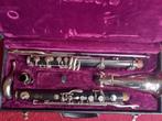 Noblet Paris basklarinet, Verzenden, Gebruikt, Hout, Met koffer