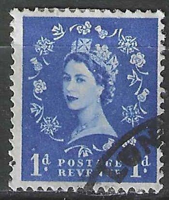 Groot-Brittannie 1952/1954 - Yvert 263 - Elisabeth II (ST), Postzegels en Munten, Postzegels | Europa | UK, Verzenden, Gestempeld