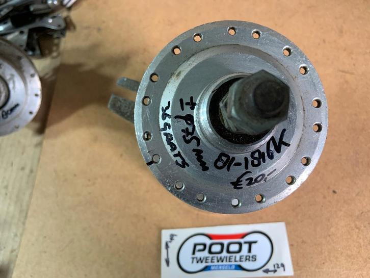 Leleu Achternaaf, Fietsen en Brommers, Brommeronderdelen | Oldtimers, Gebruikt, Overige merken, Overige typen, Ophalen