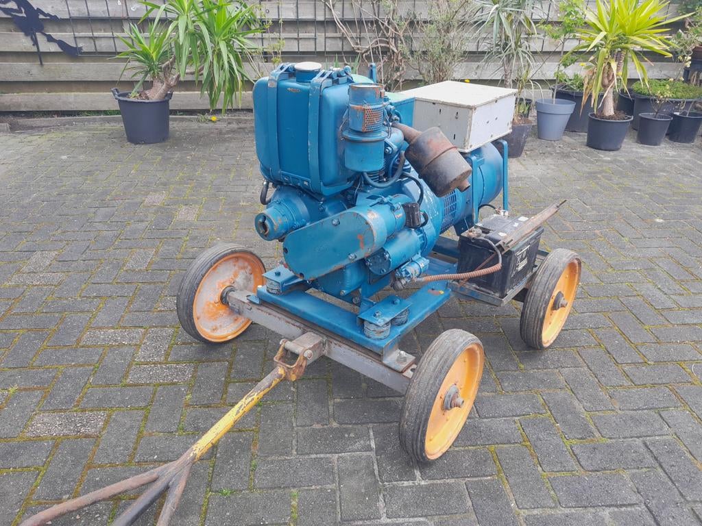 IFA Diesel aggregaat  3,5 KVA elektrisch gestart, Ophalen, Gebruikt, Elektrisch startend, Dieselolie