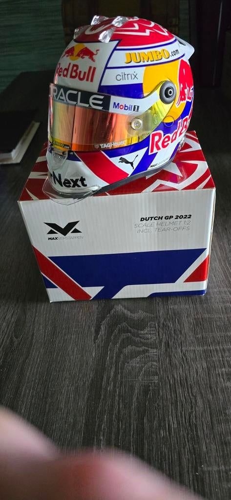 Max Verstappen 1:2 helm Zandvoort GP 2022, Ophalen of Verzenden