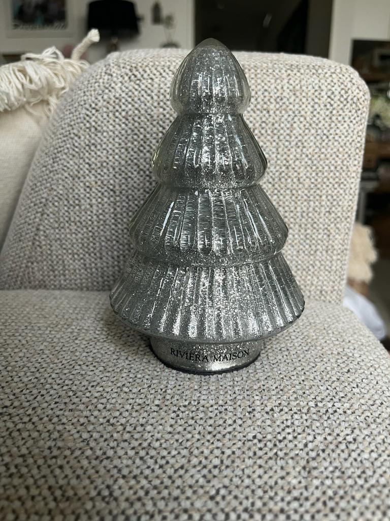 Te koop: zilverkleurige kerstboom Rivièra Maison, Ophalen of Verzenden, Nieuw