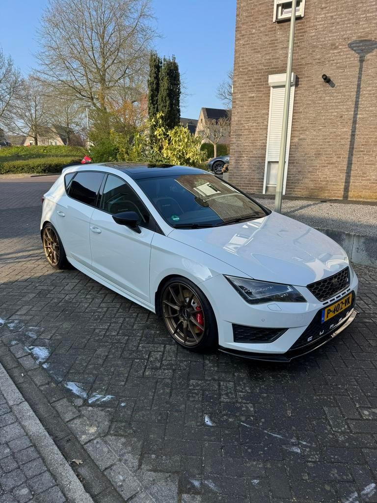 Seat Leon Cupra 2.0 TSI 373PK DSG 2016 Wit, Auto's, Seat, Particulier, Leon, ABS, Airbags, Airconditioning, Alarm, Android Auto