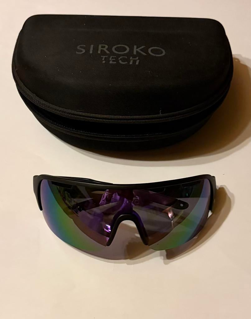 Gloednieuwe Siroko sportbril, Ophalen of Verzenden, Zo goed als nieuw, Zwart, Overige merken