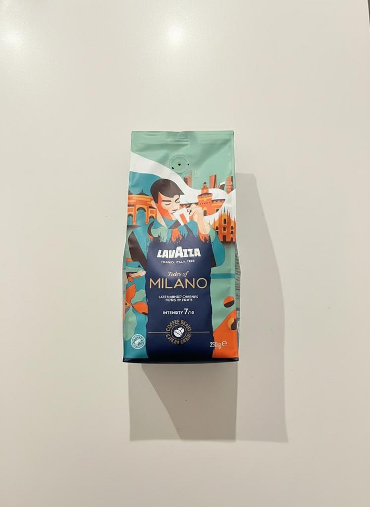Lavazza koffiebonen - Tales of Milano - Intensiteit 7/10, Ophalen of Verzenden, Nieuw, Overige modellen, Koffiebonen
