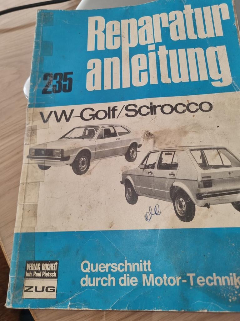 VW Golf en Scirocco, Auto diversen, Handleidingen en Instructieboekjes, Ophalen of Verzenden