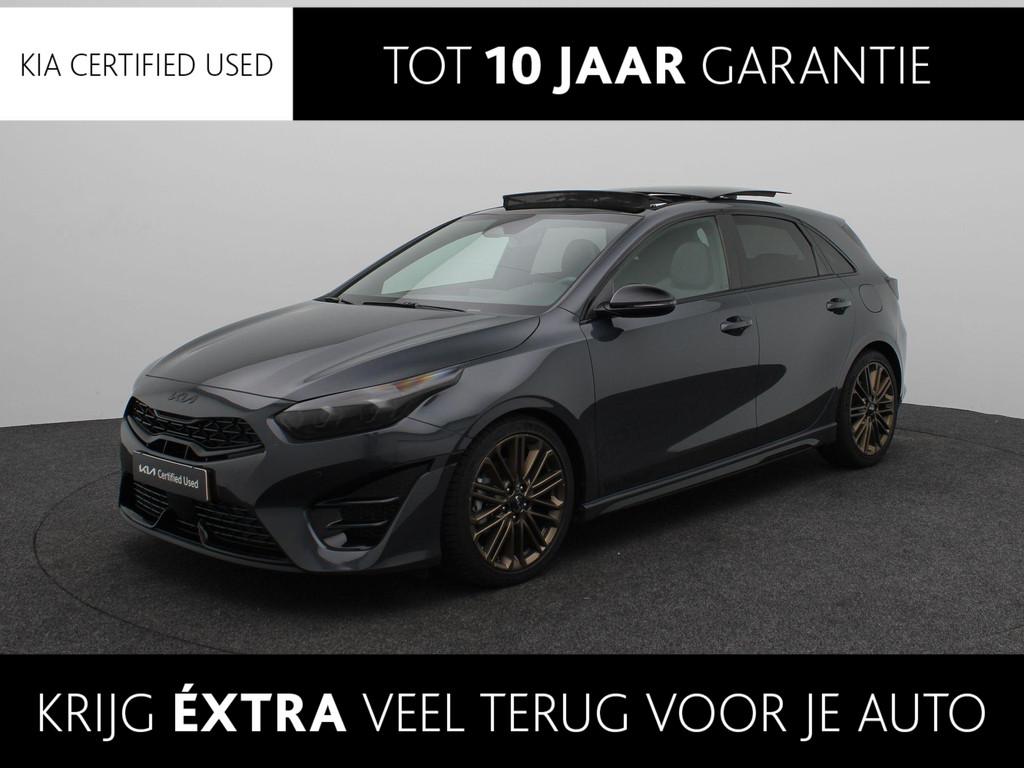 Kia Ceed 1.5 T-GDi GT-PlusLine | Automaat | Black/Brons/Eiba, Auto's, Kia, 12 maanden, Stof, Euro 6, 4 cilinders