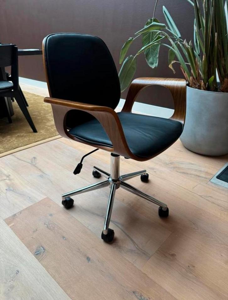 Bureau stoel, Huis en Inrichting, Bureaustoelen, Gebruikt, Zwart, Ophalen