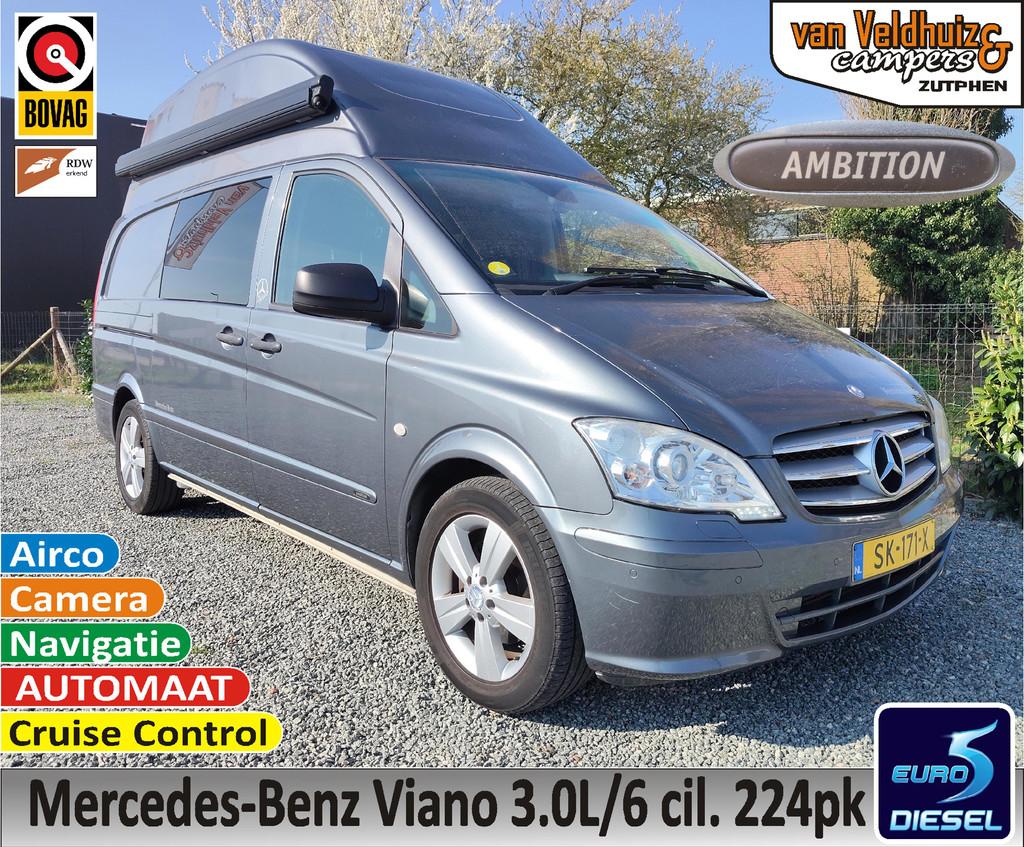 Mercedes-Benz Viano 3.0L/V6-224pk Automaat, Caravans en Kamperen, Automaat, Buscamper of Camperbus, Mercedes-Benz, Bedrijf