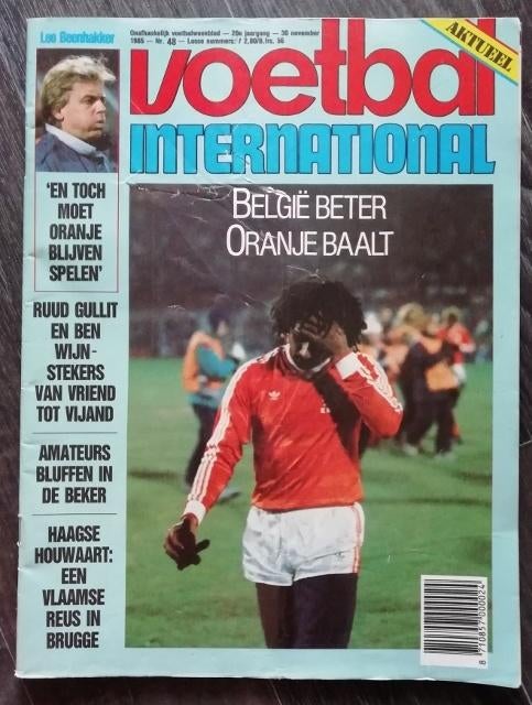 Voetbal International, 20e  jaargang, nr. 48, 1985, Verzamelen, Sportartikelen en Voetbal, Gebruikt, Boek of Tijdschrift, Overige binnenlandse clubs